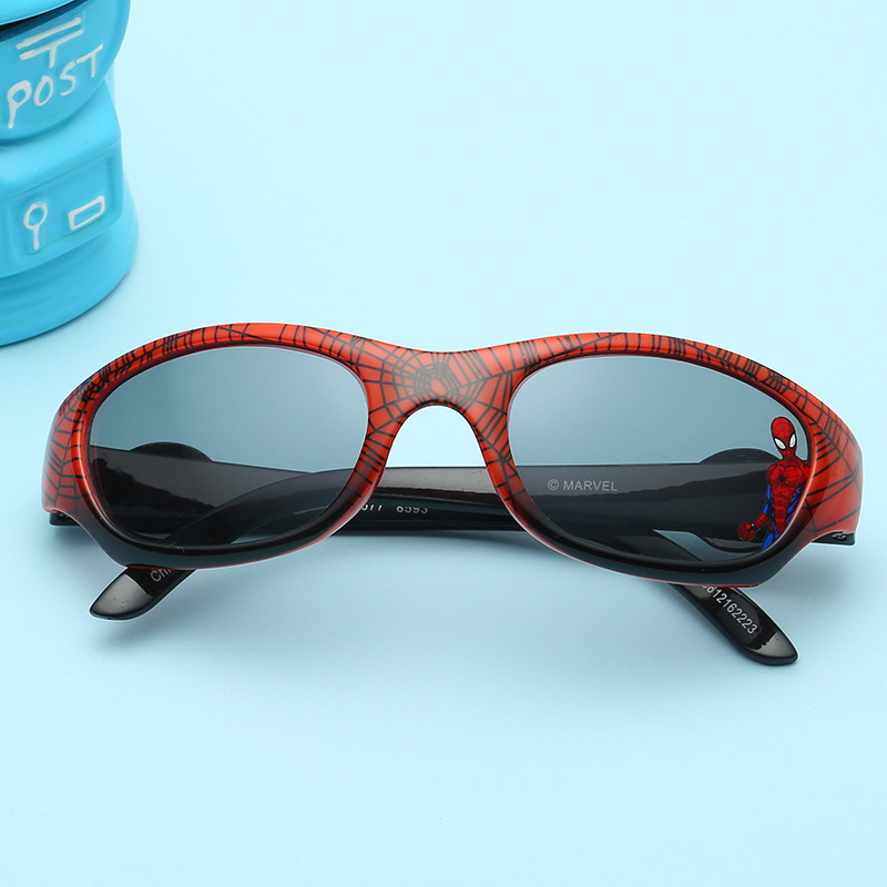 Travel Accessories For Toddlers - Generic Kids Spiderman Cartoon Sunglasses Uv400