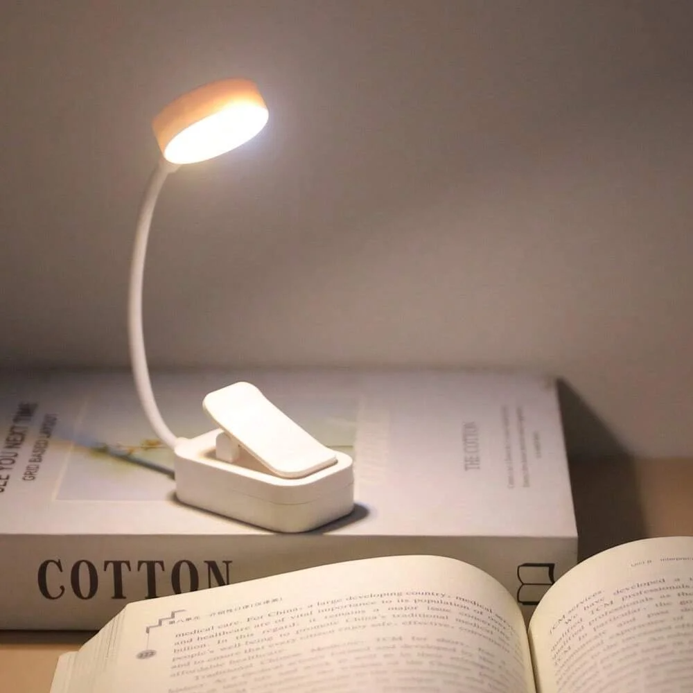 Travel Reading Accessories - Mini LED Reading Book Light Table