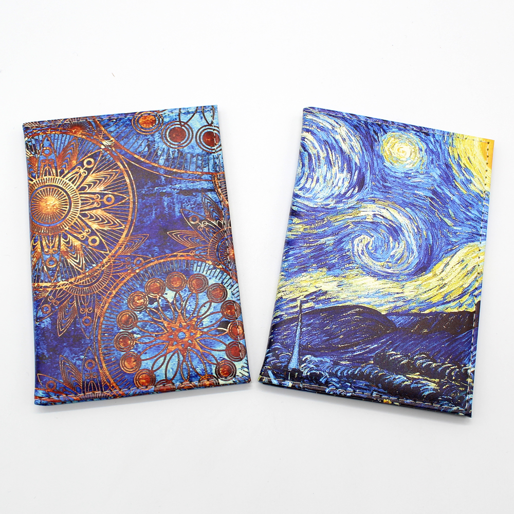 Travel Van Accessories - Exquisite Art Style Passport Protective Cover