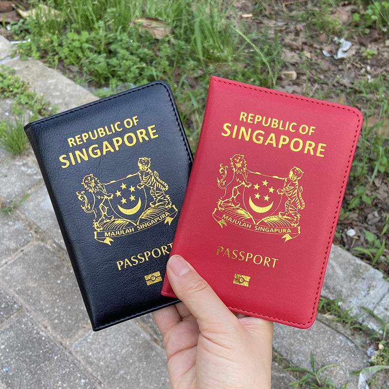 Travel Accessories Singapore - Republic of Singapore Passport Cover Fashion