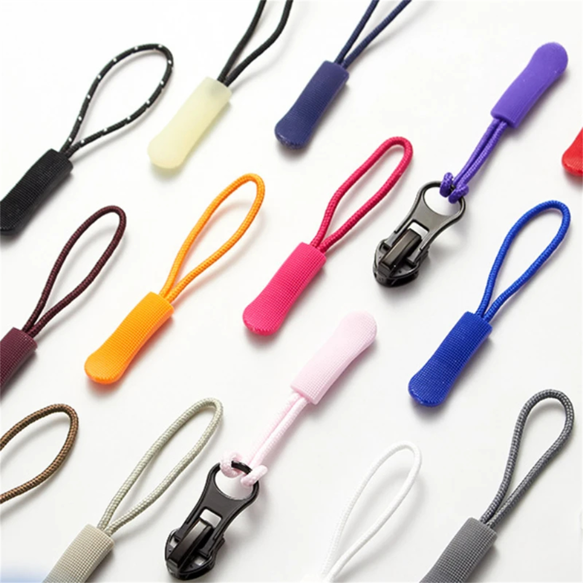 Travel Ziplock Bags - 10pcs 9 colors Bags Clip Buckle