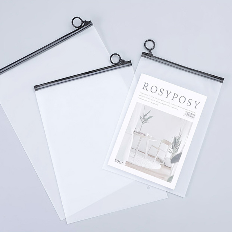 500Pcs/Lot Frosted Zipper Bag  - Travel Ziplock Bags ulasan dan harga