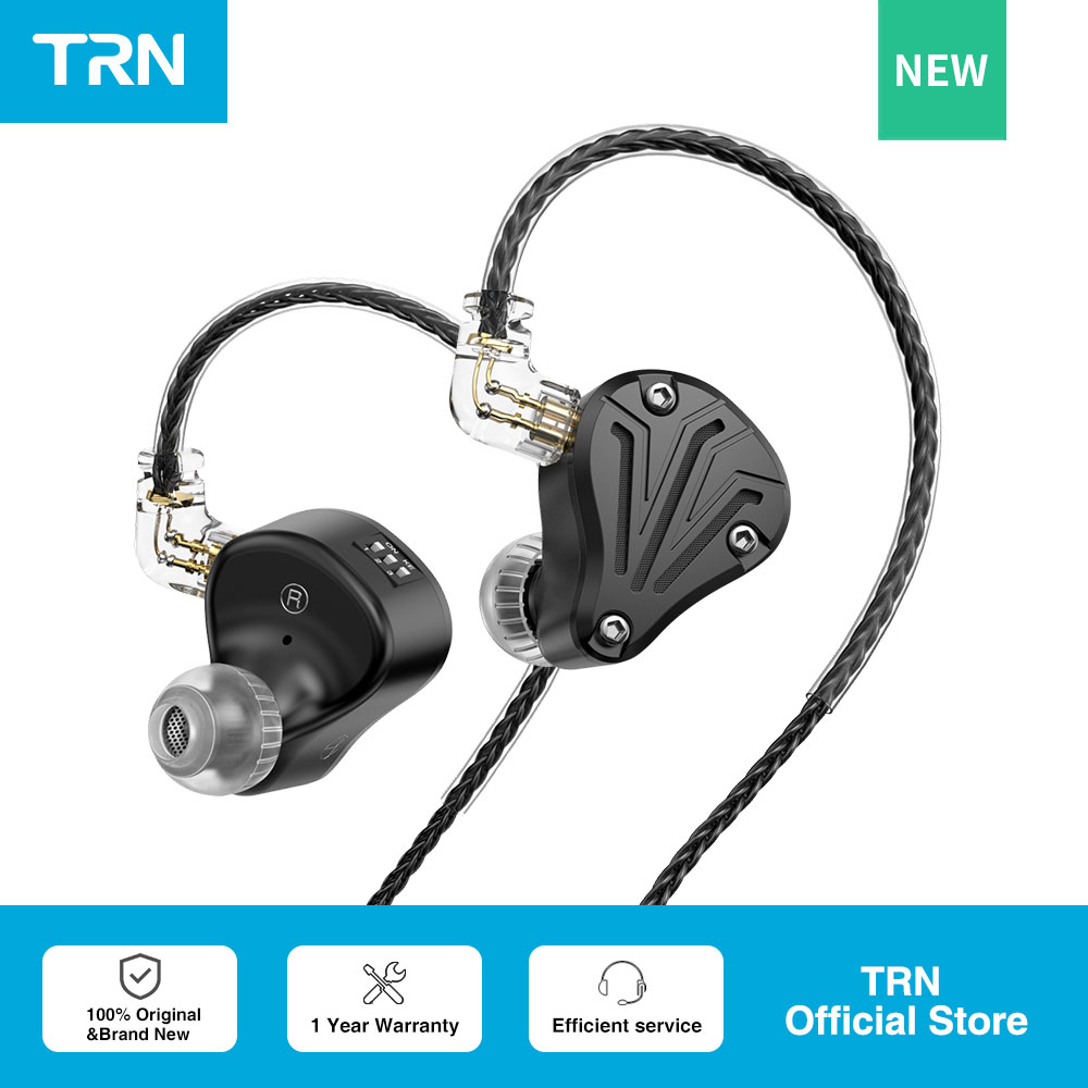 TRN BAX Pro 2BA 1DD 2EST Tribr - Earplug Set Foam ulasan dan harga