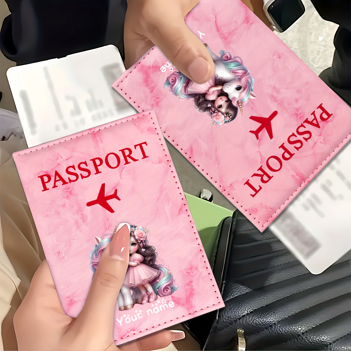Unicorn Girl Pattern PU Passpo - Quality Travel Accessories ulasan dan harga