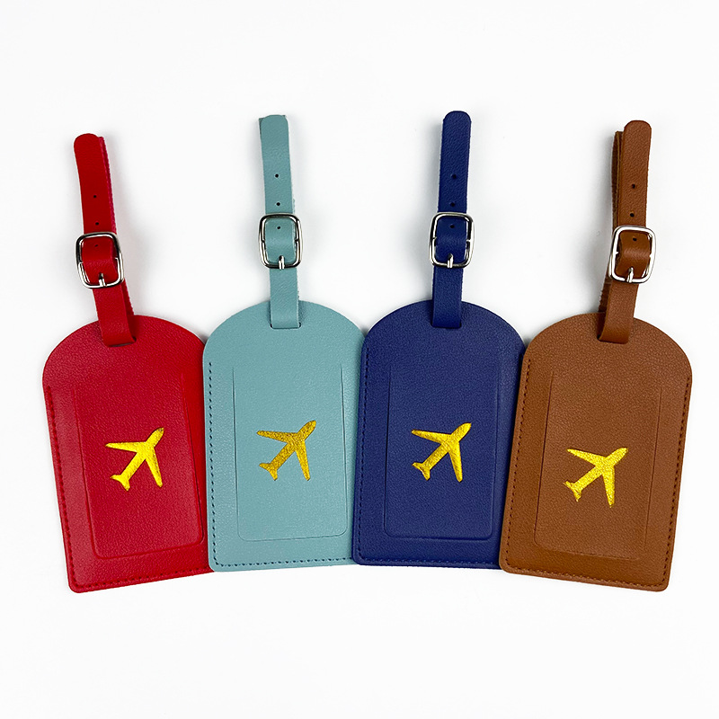 Colorful Pu Leather Women Men  - Luggage Tag Leather ulasan dan harga