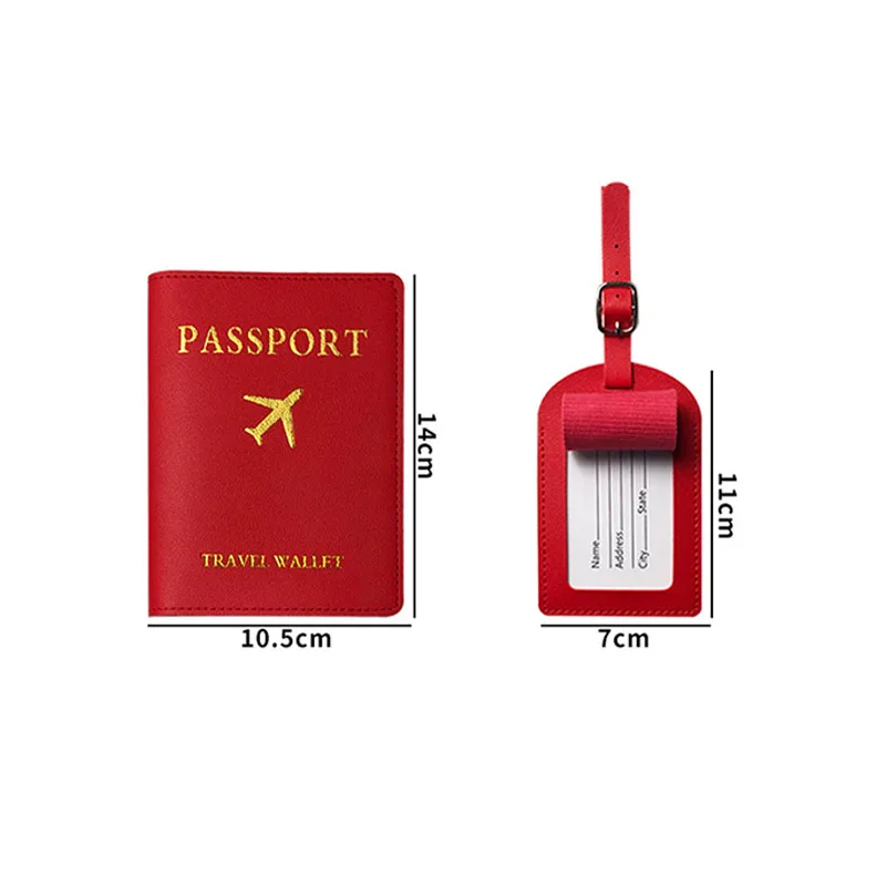 Colorful Pu Leather Women Men  - Luggage Tag Leather ulasan dan harga
