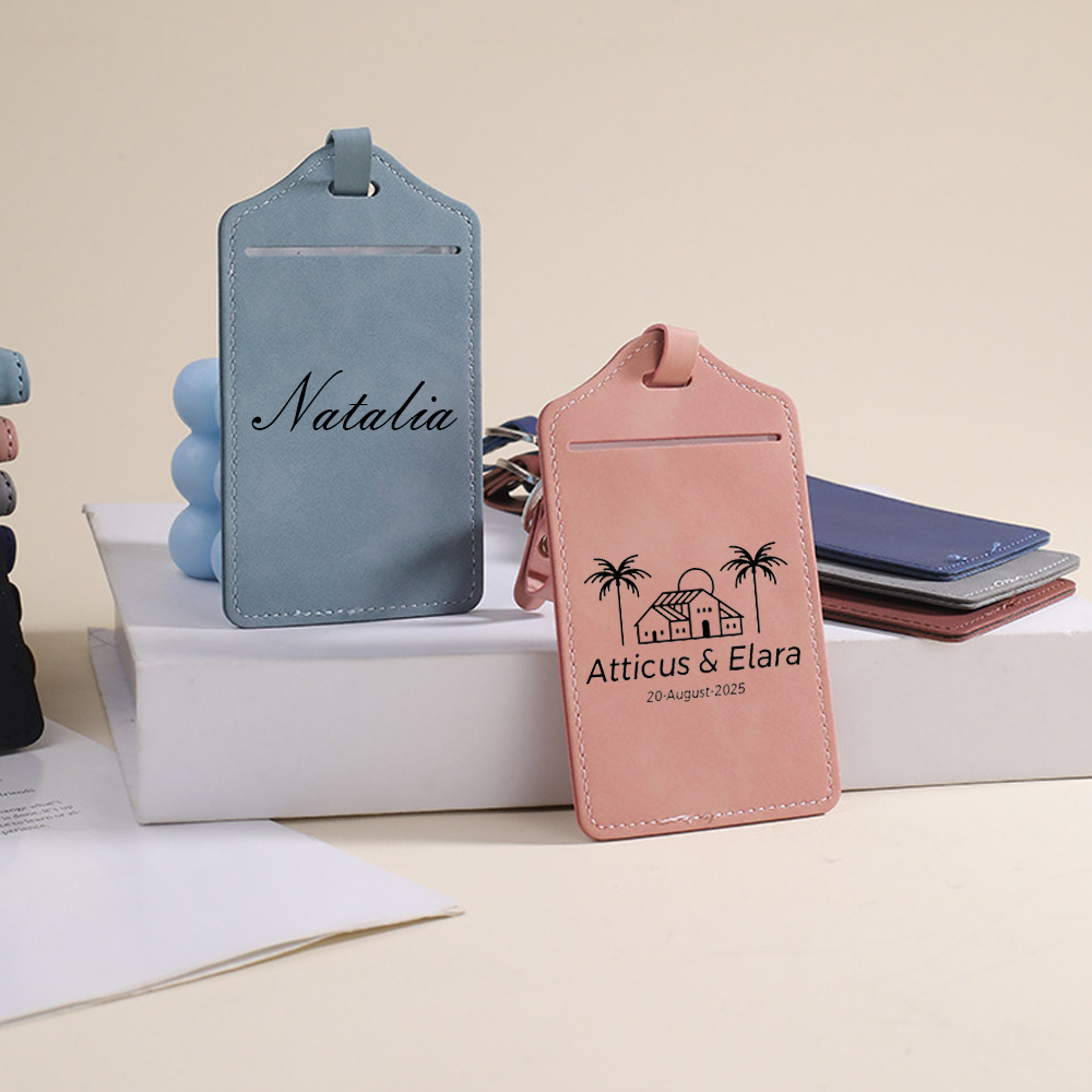 Gita Free Custom Leather Lugga - Luggage Tag Leather ulasan dan harga