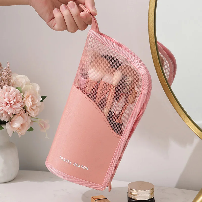 Travel Makeup Brush Bag Portab - Travel Accessories Toiletries ulasan dan harga