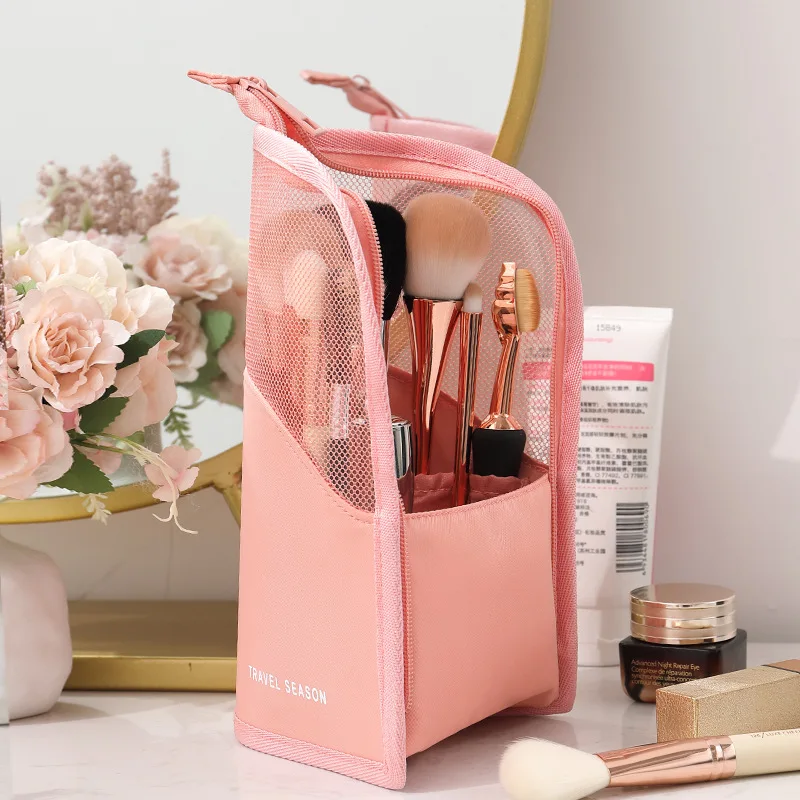 Travel Makeup Brush Bag Portab - Travel Accessories Toiletries ulasan dan harga