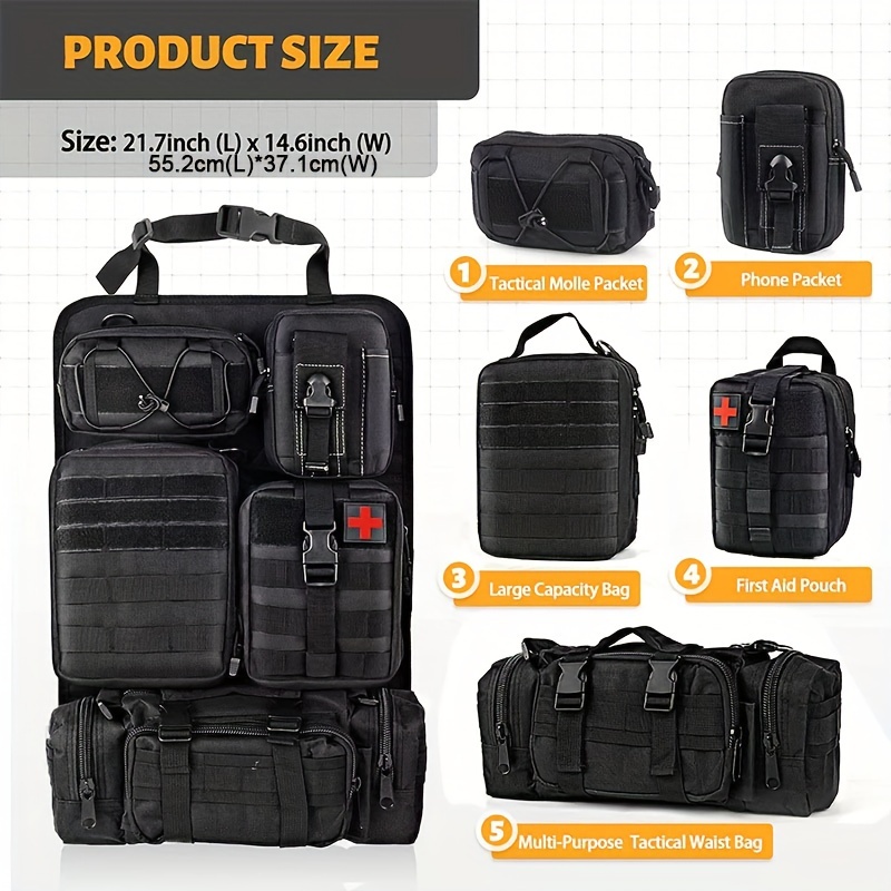 [Universal] Car Seat Back Orga - Travel Accessories Car ulasan dan harga