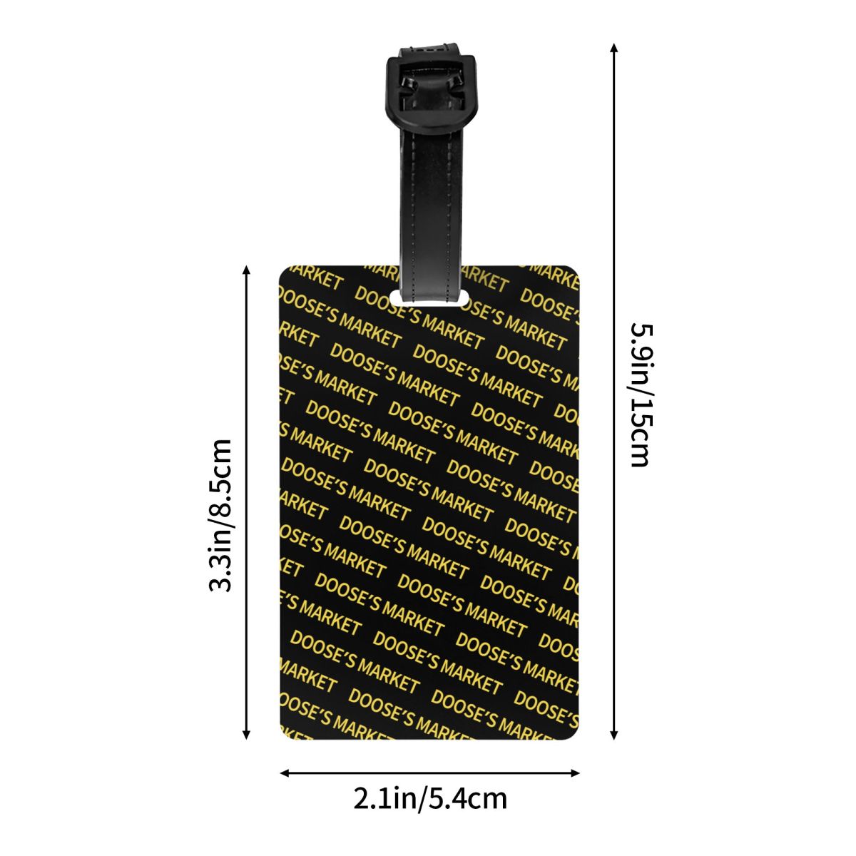 Doose's Market Luggage Tag Cus - Travel Accessories Market ulasan dan harga