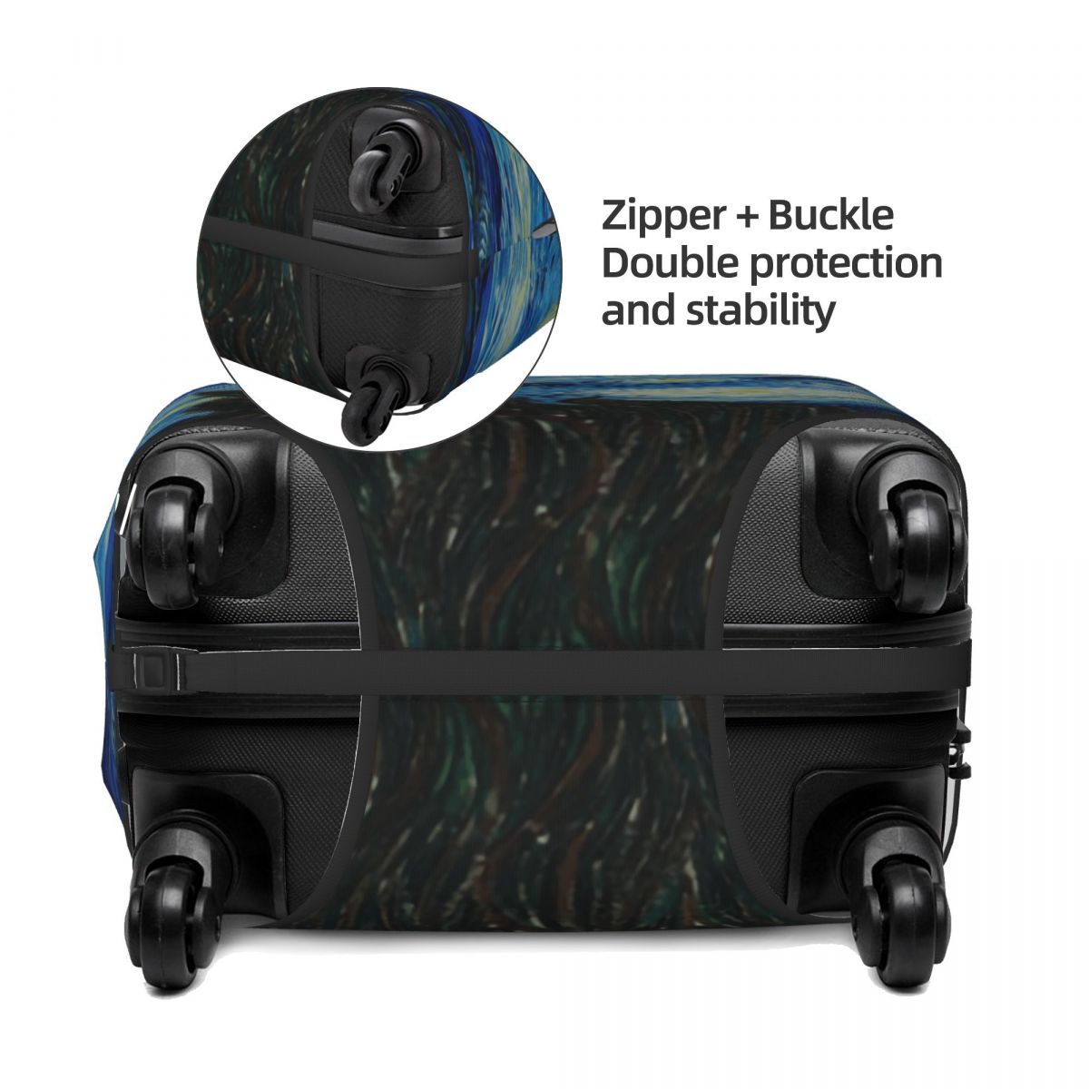 The Starry Night Luggage Cover - Travel Van Accessories ulasan dan harga