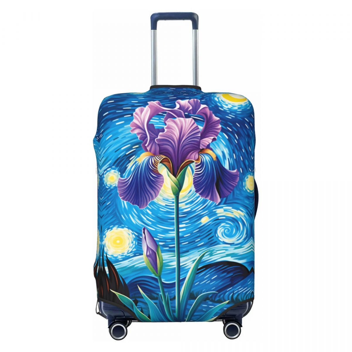 Irises With Van Gogh Starry Ni - Travel Van Accessories ulasan dan harga