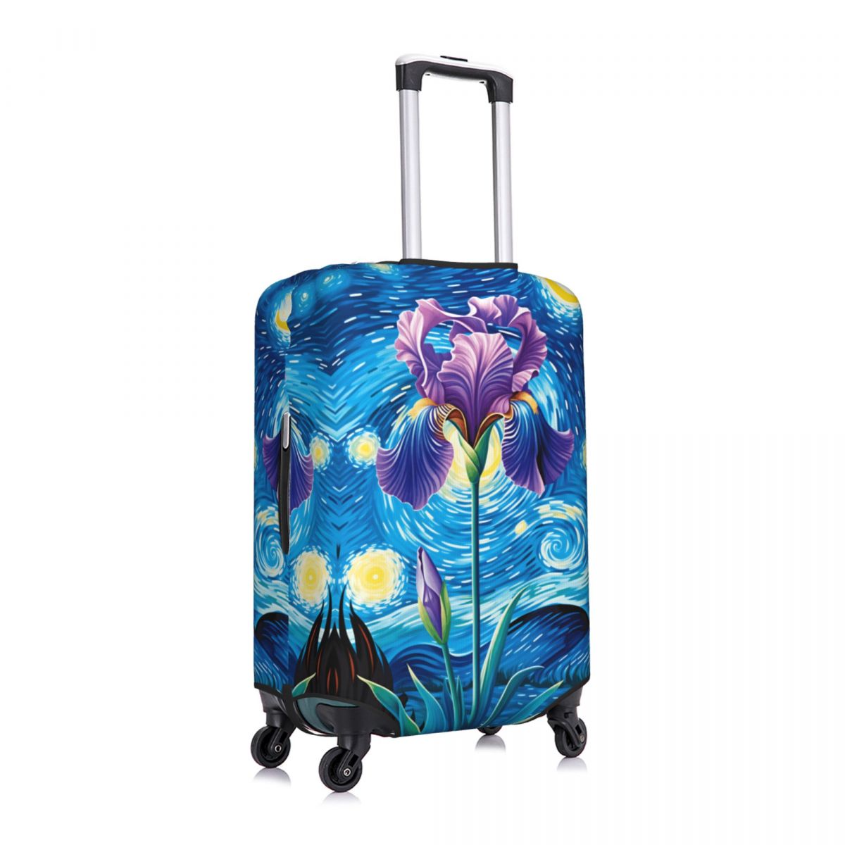 Irises With Van Gogh Starry Ni - Travel Van Accessories ulasan dan harga