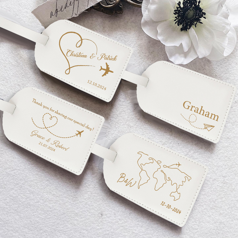 Personalized Pu Leather Luggag - Luggage Tag Leather ulasan dan harga