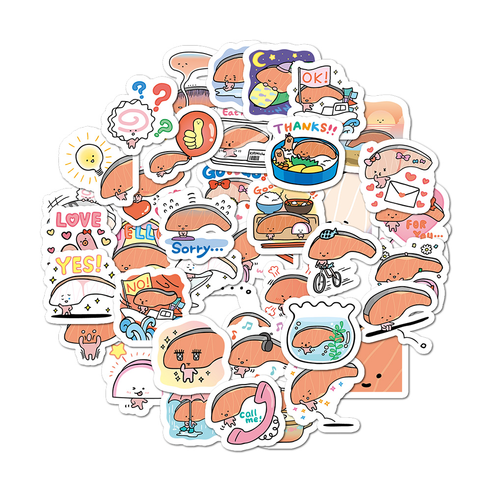 40 Pcs Cartoon KIRIMIchan Stic - Travel Accessories Cute ulasan dan harga