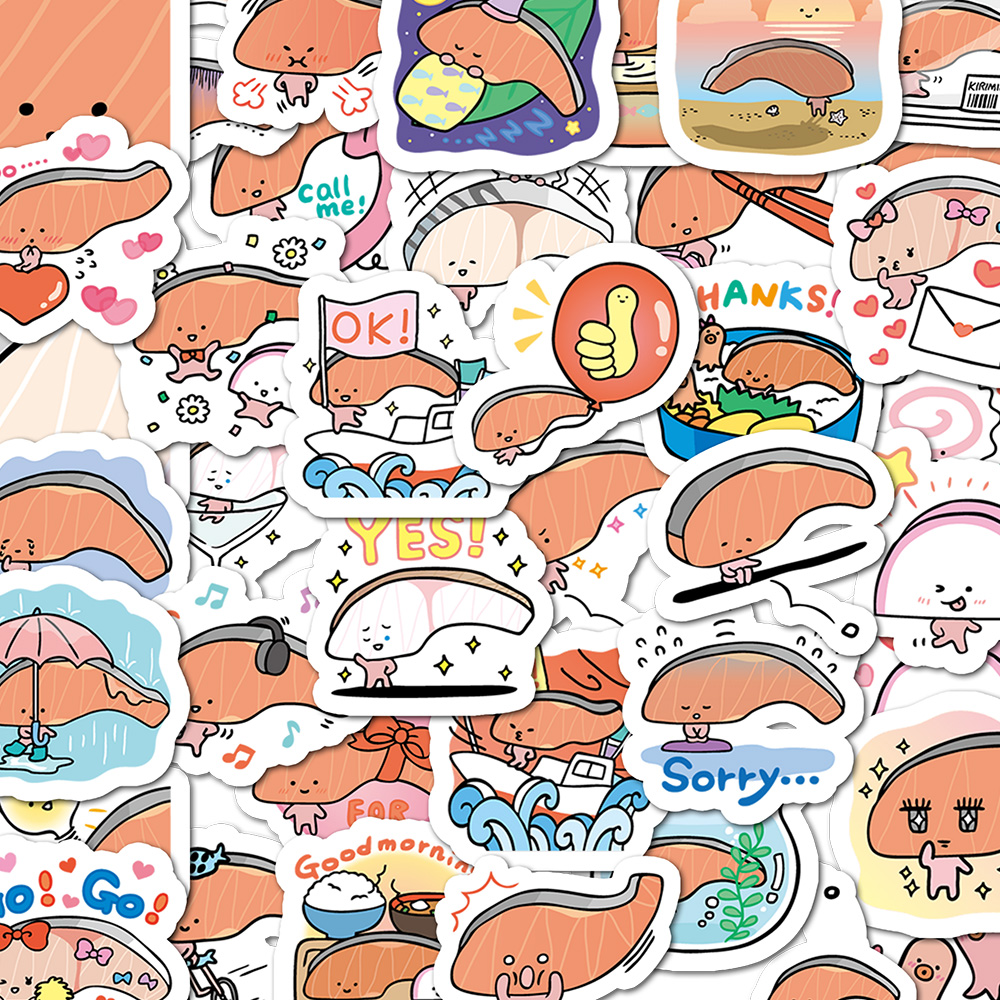 40 Pcs Cartoon KIRIMIchan Stic - Travel Accessories Cute ulasan dan harga