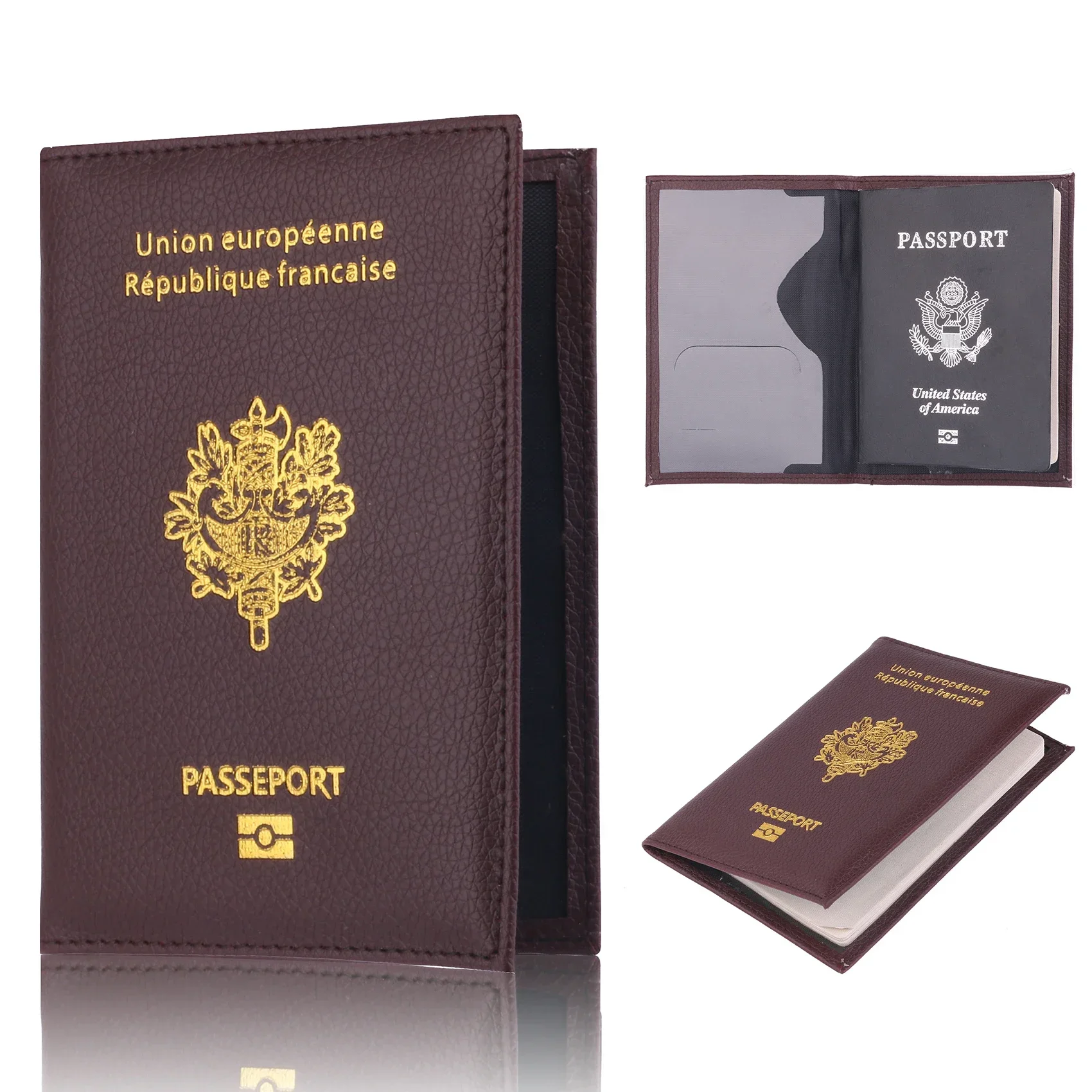 Women Men Travel Pu Passport H - Quality Travel Accessories ulasan dan harga