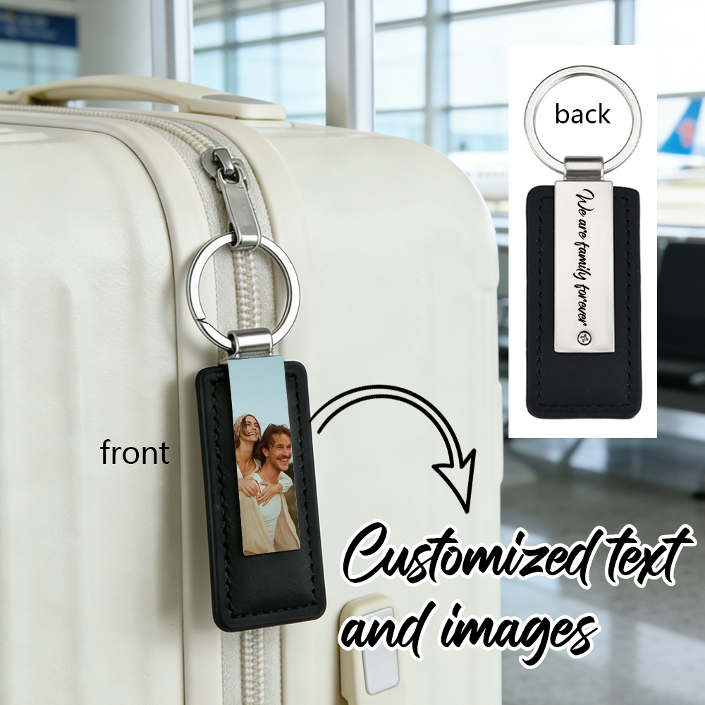 Customized Double-Sided Leathe - Luggage Tag Leather ulasan dan harga