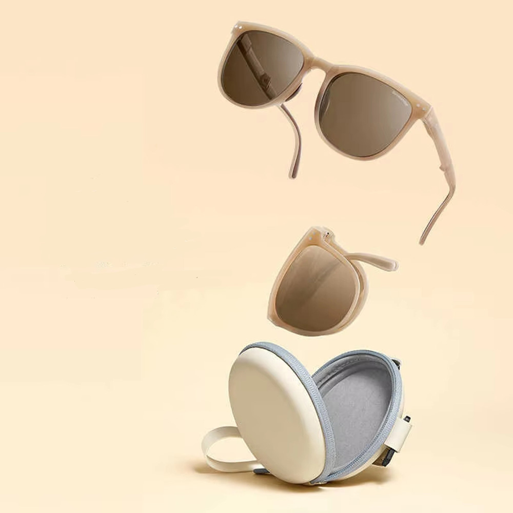 Folding Glasses Case Round Sto - Travel Reading Accessories ulasan dan harga