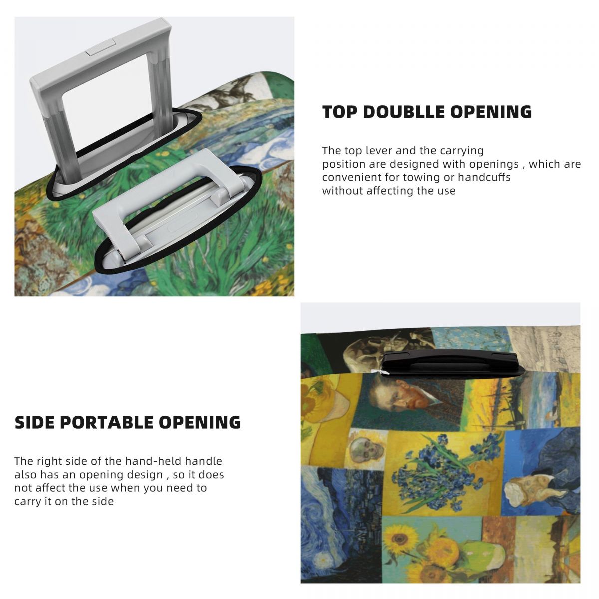 Custom Vincent Van Gogh Painti - Travel Van Accessories ulasan dan harga
