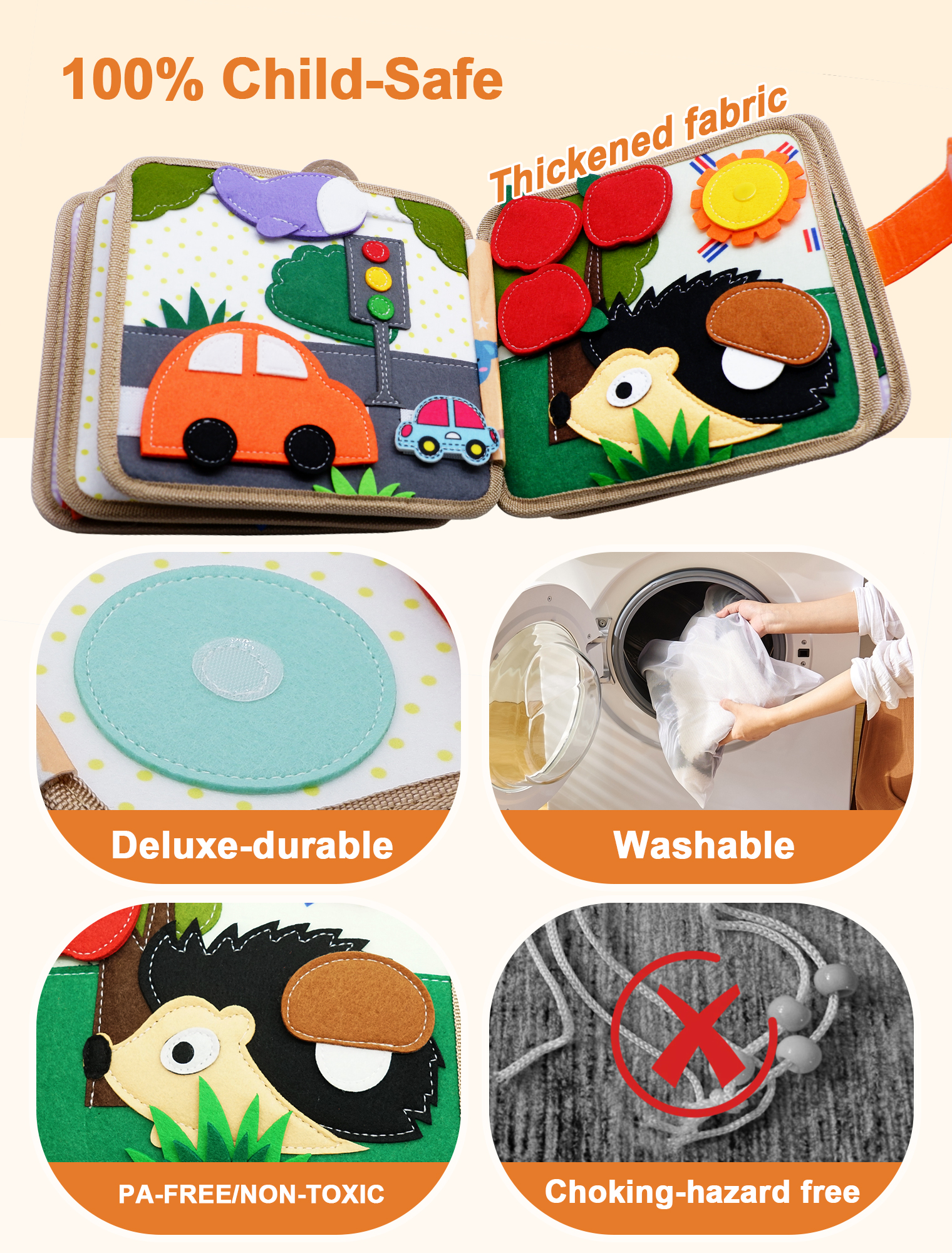 Montessori Busy Book for Toddl - Travel Accessories For Toddlers ulasan dan harga