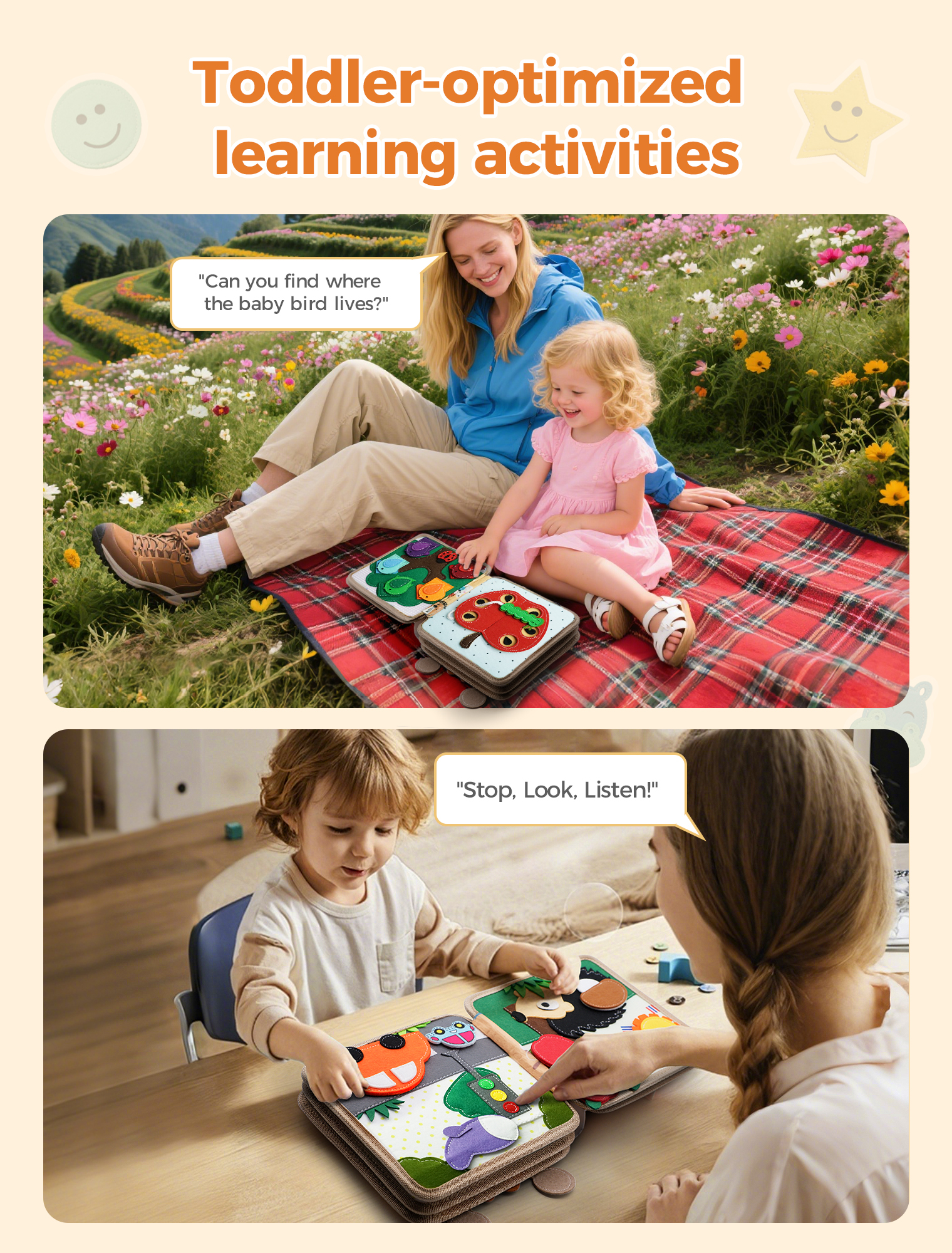 Montessori Busy Book for Toddl - Travel Accessories For Toddlers ulasan dan harga