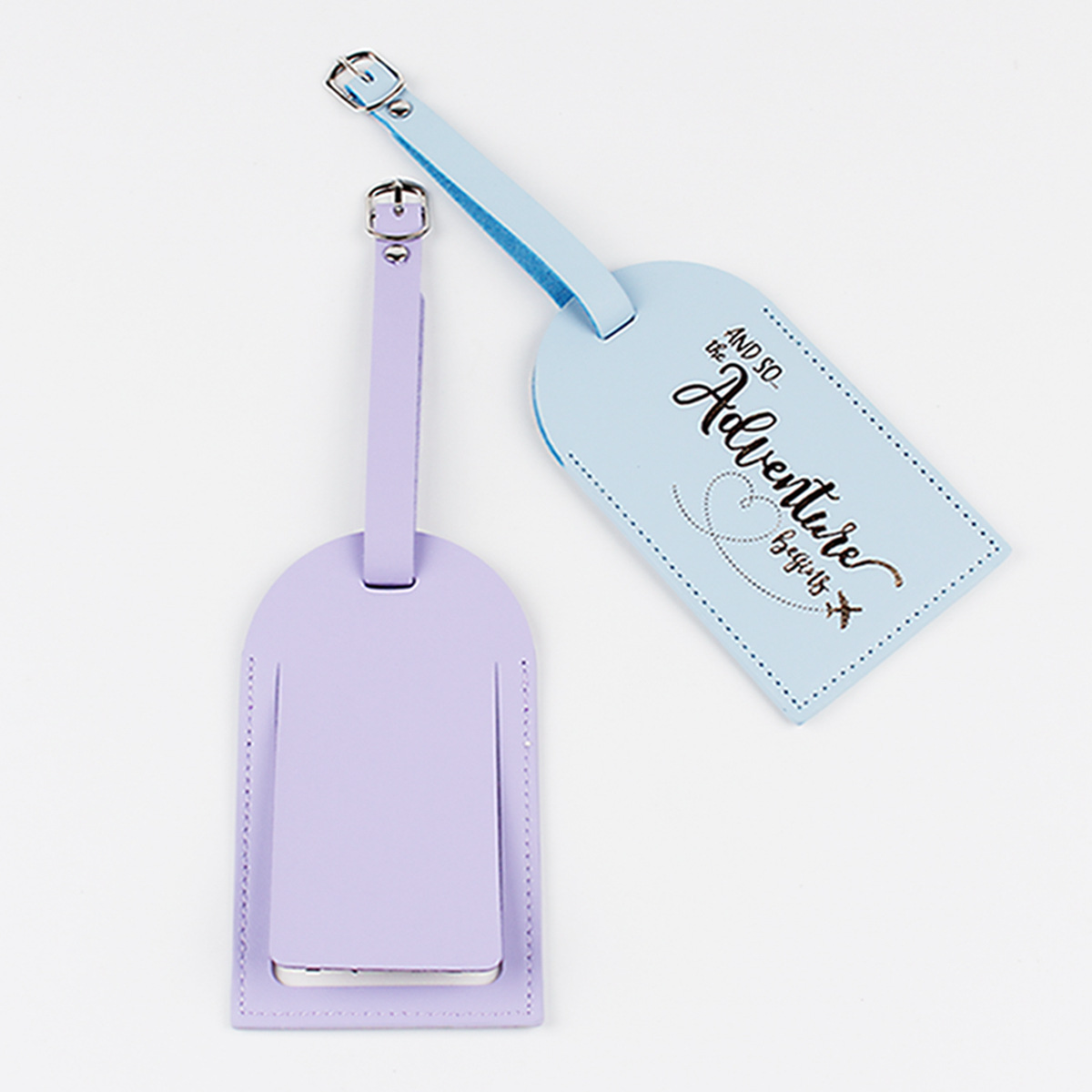 1PC Women Men PU Leather Lugga - Luggage Tag Leather ulasan dan harga