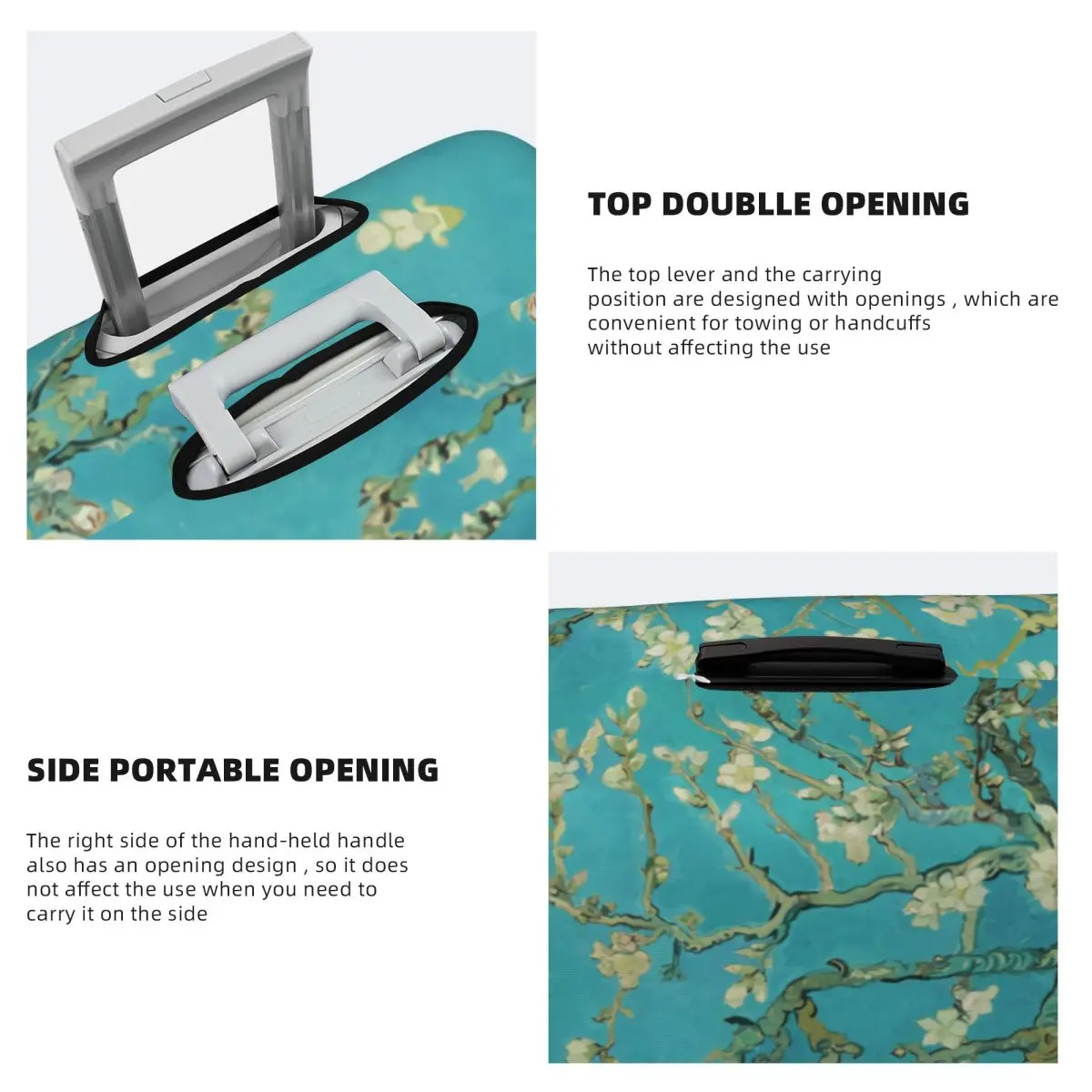 Custom Almond Blossoms Van Gog - Travel Van Accessories ulasan dan harga