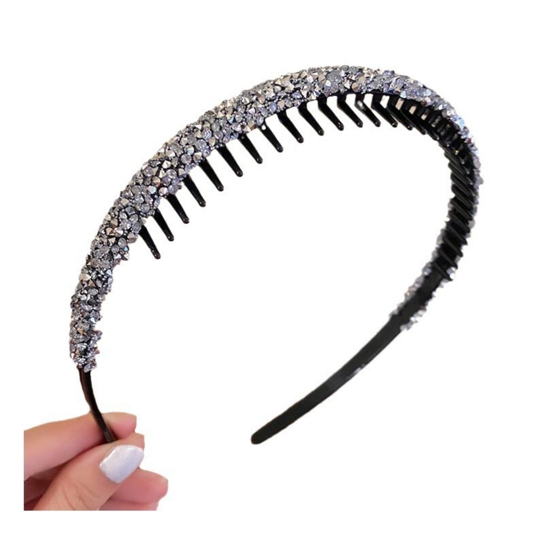 Non-slip Rhinestone Hair Hoops - Quality Travel Accessories ulasan dan harga