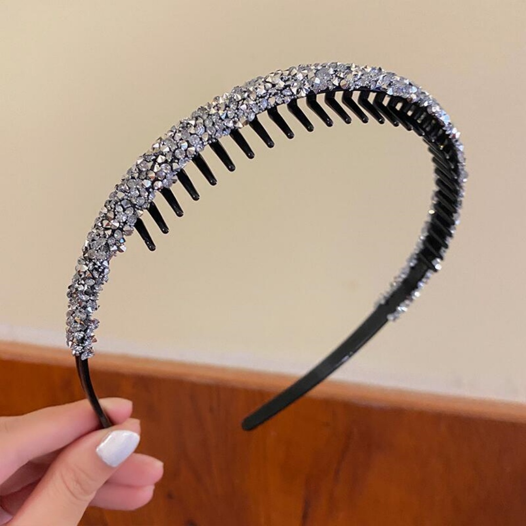 Non-slip Rhinestone Hair Hoops - Quality Travel Accessories ulasan dan harga