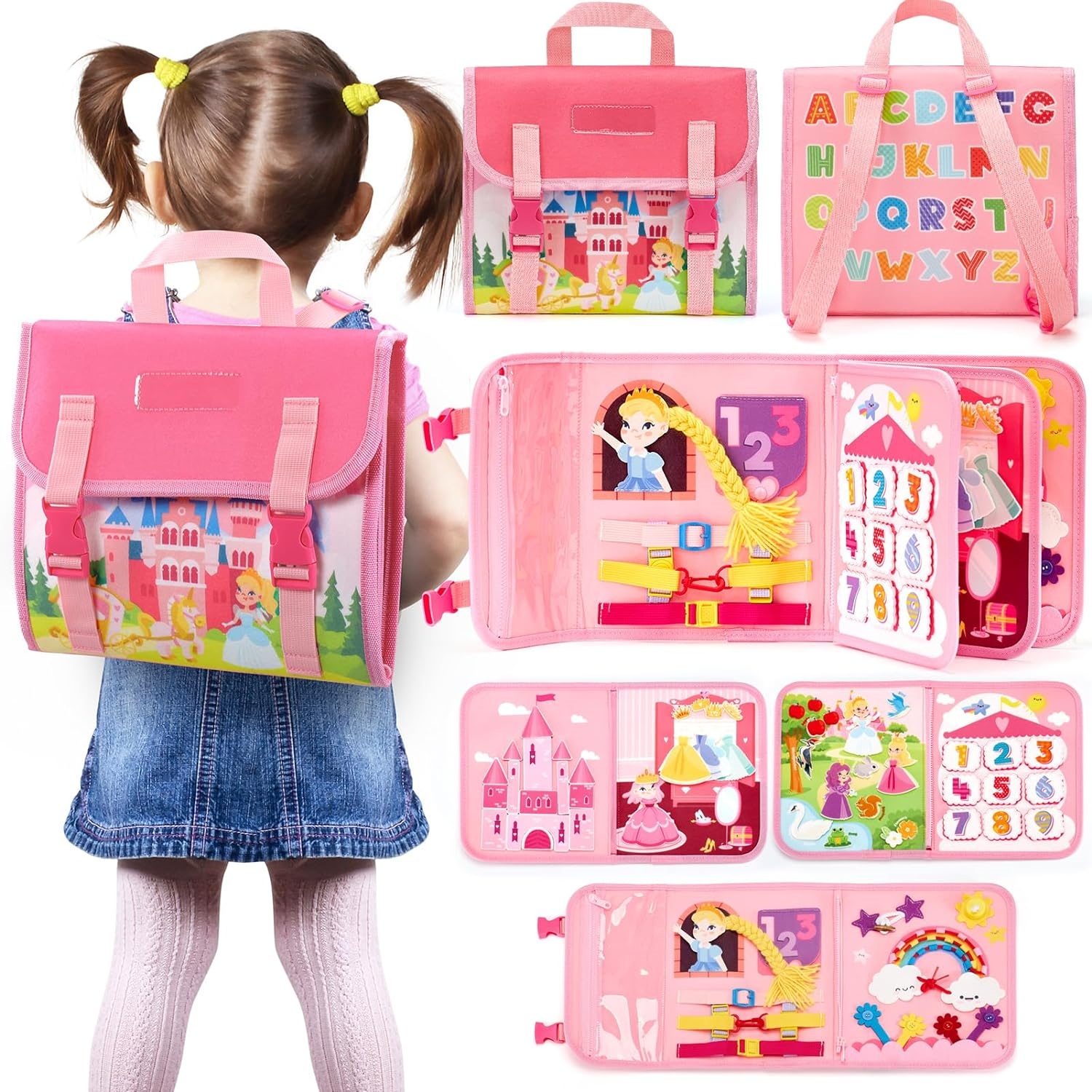 Toddler Busy Board Toys Montes - Travel Accessories For Toddlers ulasan dan harga