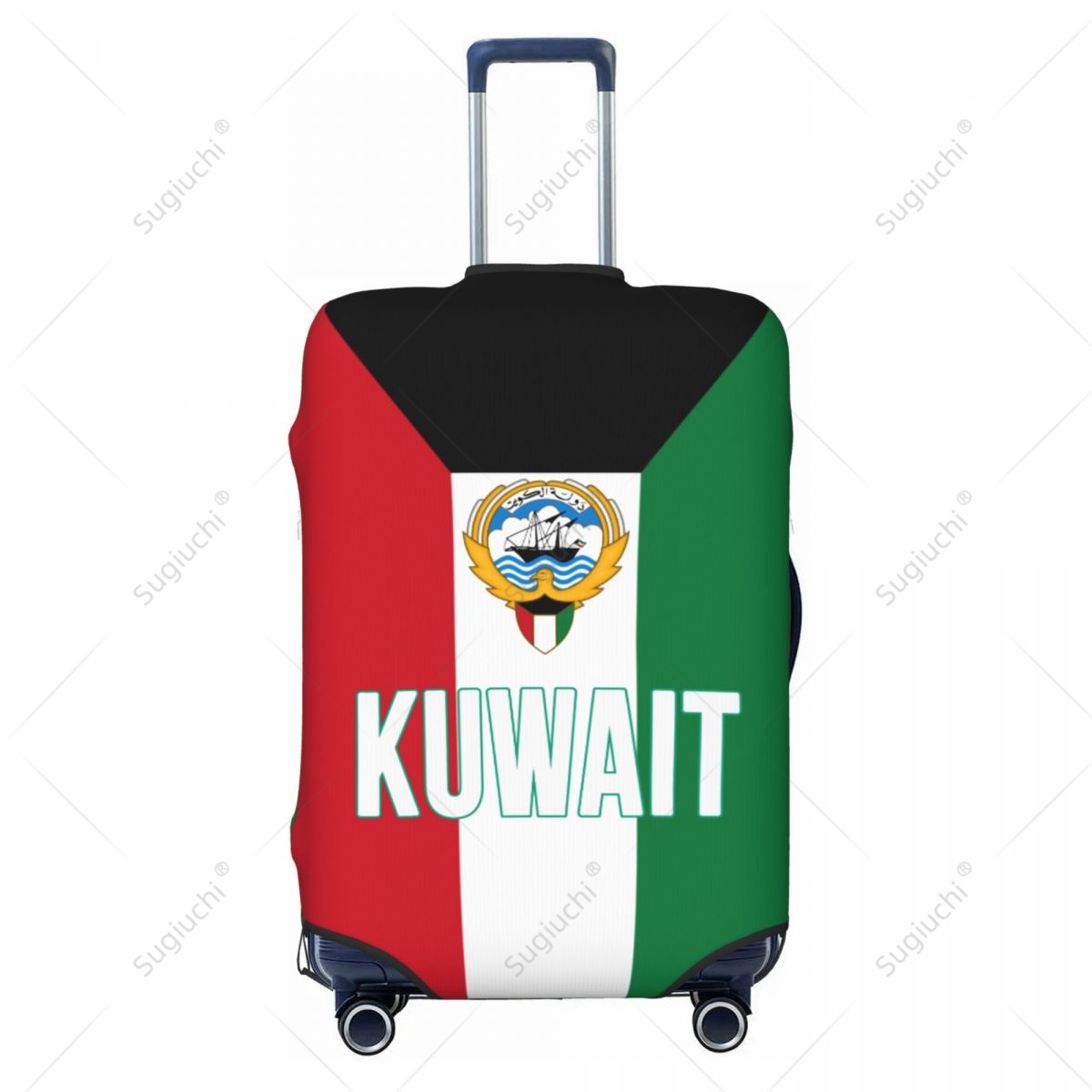 Kuwait Flag Luggage Cover Suit - Travel Accessories Kuwait ulasan dan harga