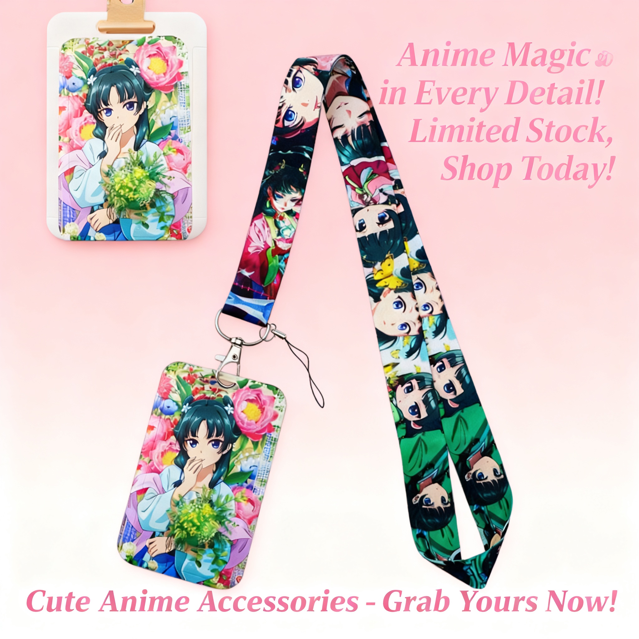 Cute Anime Girl Lanyard Neck S - Travel Accessories Cute ulasan dan harga