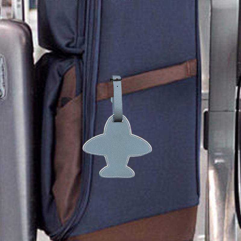 Suitcase Tags Airplane Travel  - Luggage Tag Leather ulasan dan harga