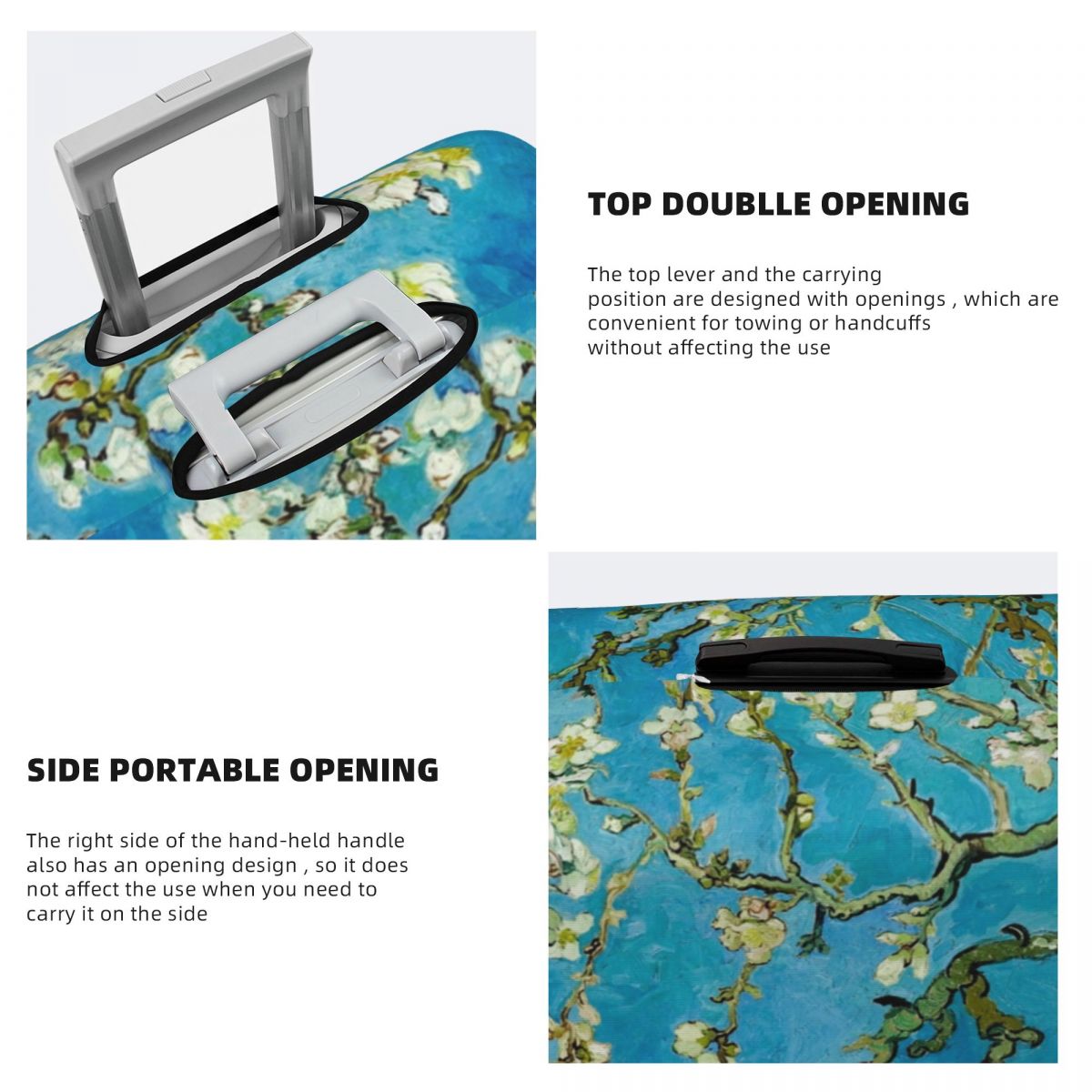 Almond Blossom Suitcase Cover  - Travel Van Accessories ulasan dan harga