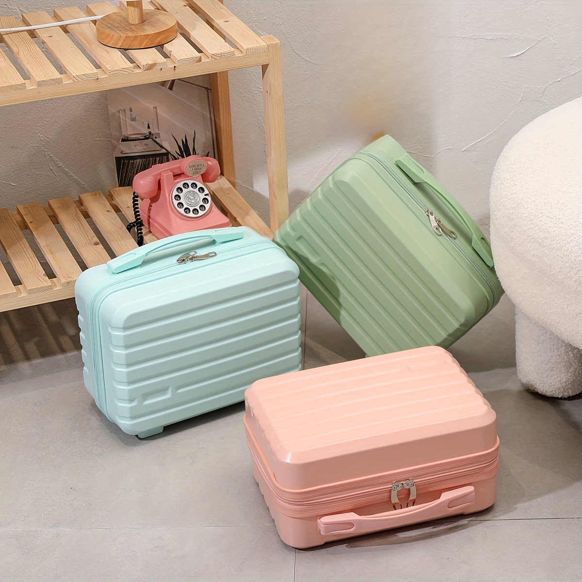 Chic 14-Inch Mini Suitcase Cos - Travel Ziplock Bags ulasan dan harga