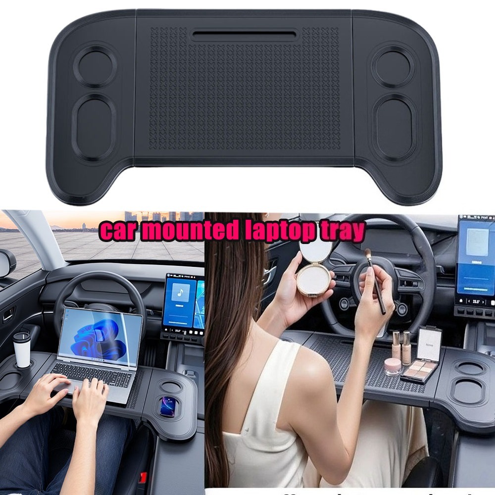 Foldable Car Laptop Desk Steer - Travel Accessories Car ulasan dan harga