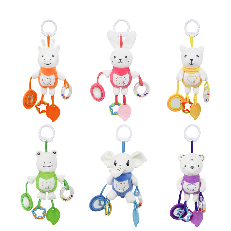 Soft Stuffed Animal Baby Rattl - Travel Accessories For Toddlers ulasan dan harga