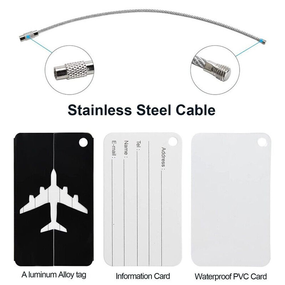 Aluminium Travel Luggage Tags  - Quality Travel Accessories ulasan dan harga
