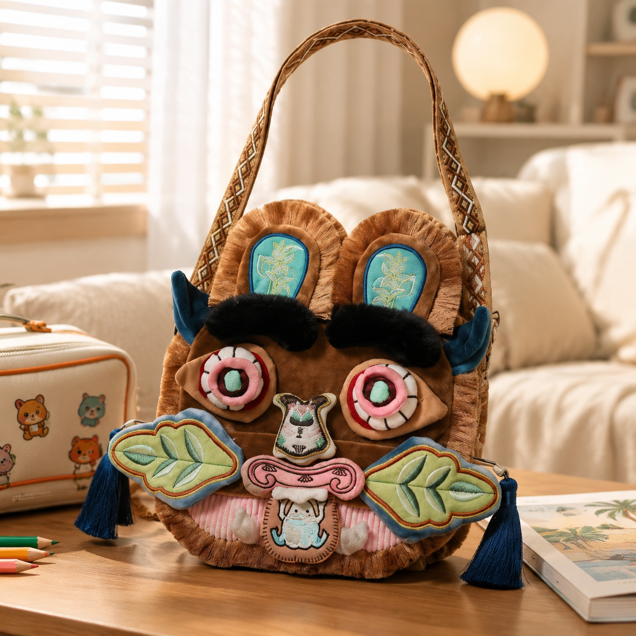 Chinese Style Faux Fur Plush B - Travel Accessories For Toddlers ulasan dan harga