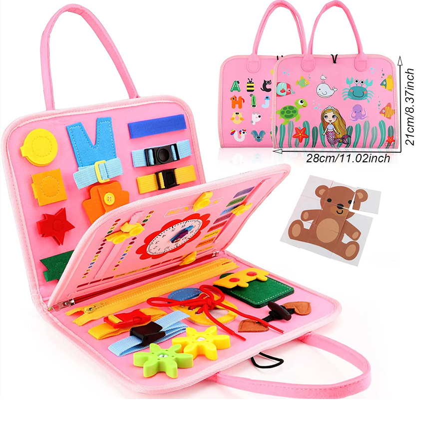 Montessori Busy Board for Todd - Travel Accessories For Toddlers ulasan dan harga