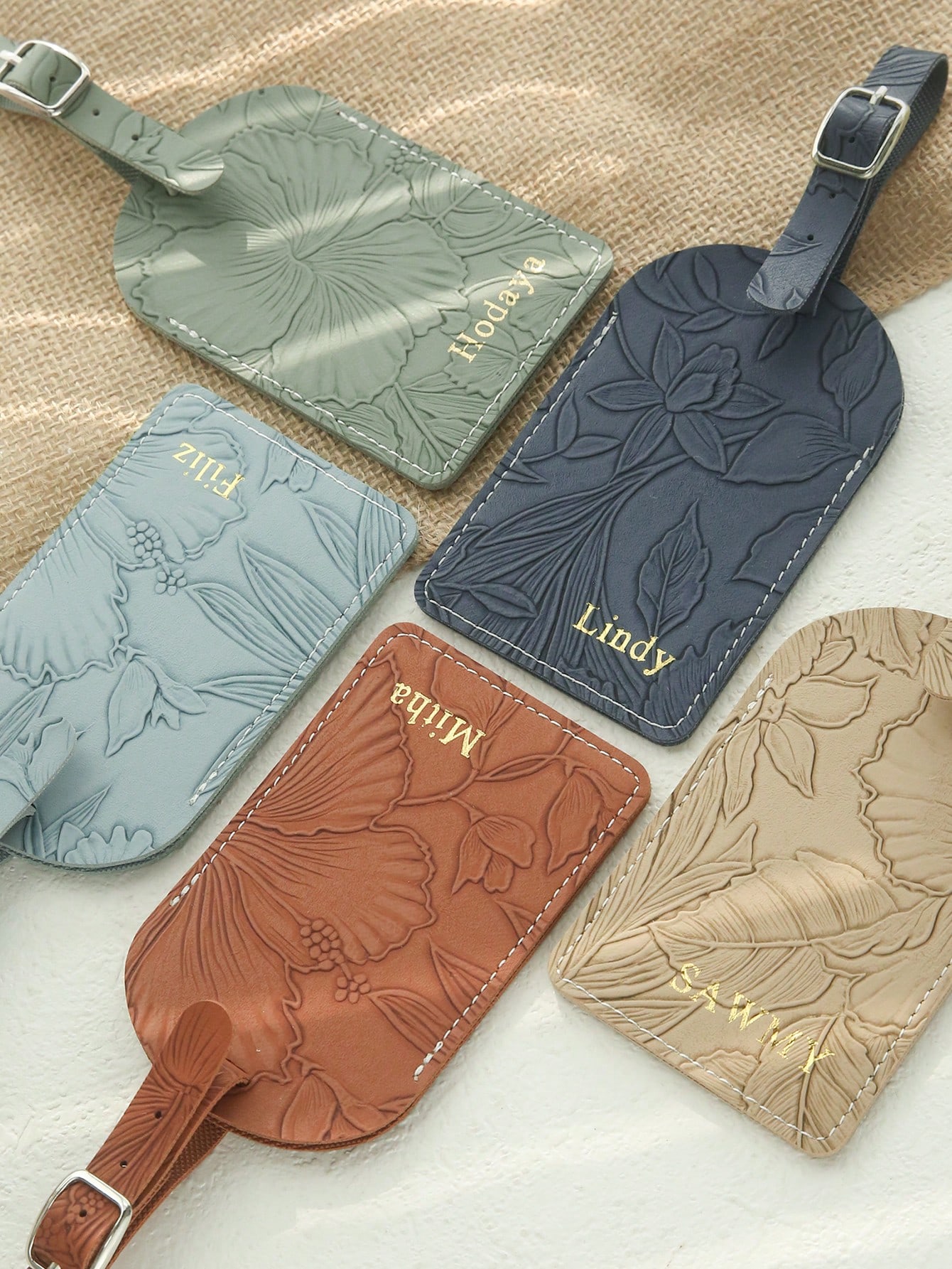 1PC Custom Name Luggage Tag Fo - Luggage Tag Leather ulasan dan harga