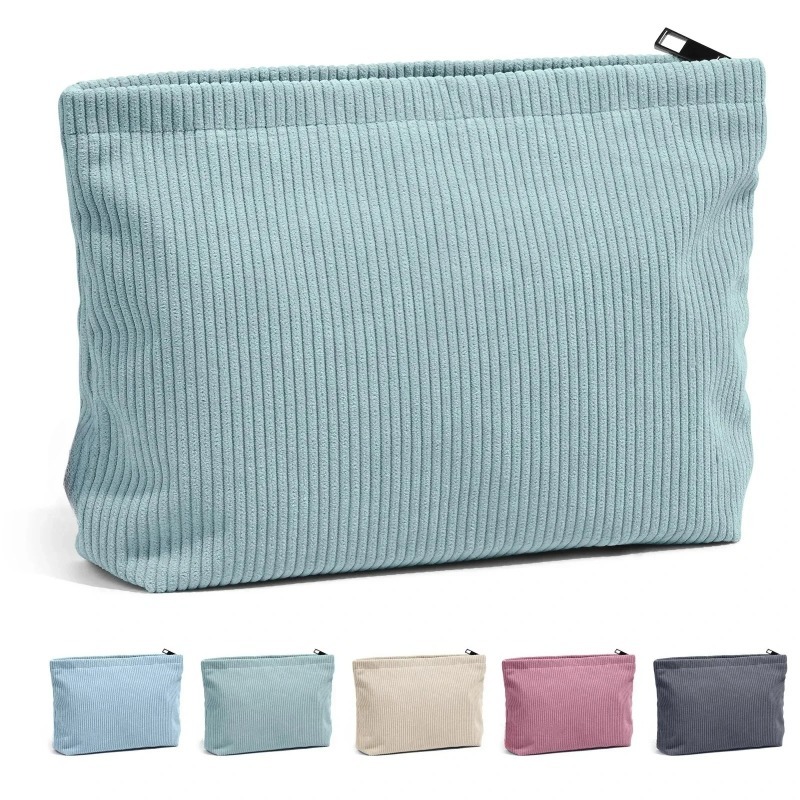 Corduroy Travel Cosmetic Bag P - Travel Accessories Toiletries ulasan dan harga