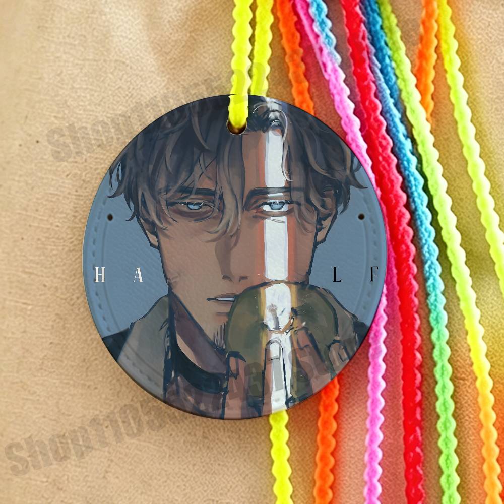 Anime M-Milgram Cartoon Name A - Luggage Tag Leather ulasan dan harga