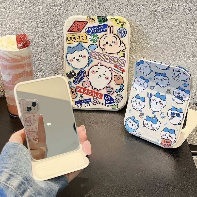 Ckw Foldable Makeup Mirror Cut - Travel Accessories Cute ulasan dan harga
