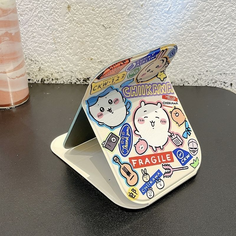 Ckw Foldable Makeup Mirror Cut - Travel Accessories Cute ulasan dan harga