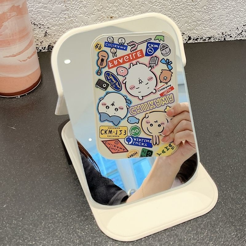 Ckw Foldable Makeup Mirror Cut - Travel Accessories Cute ulasan dan harga