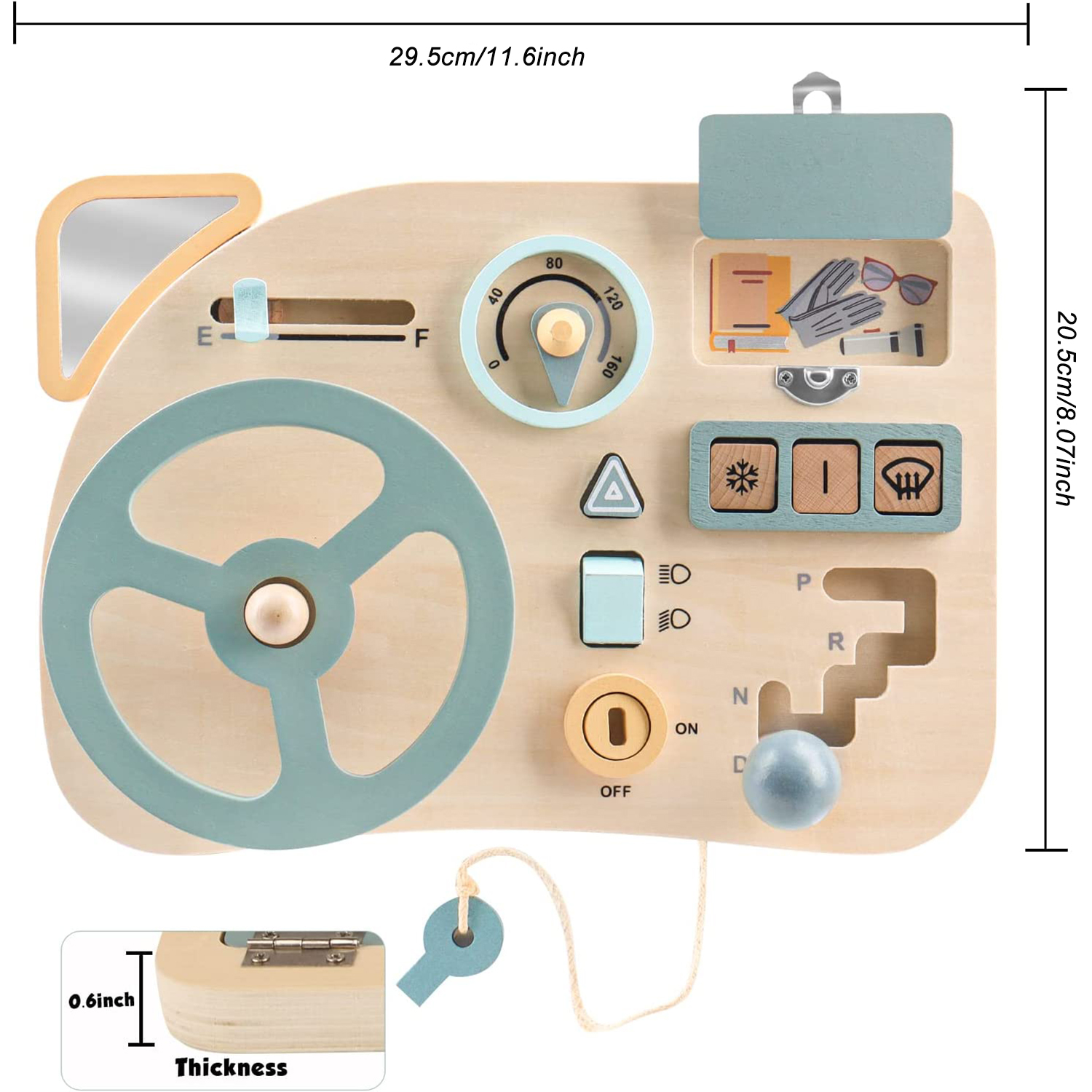 Montessori Toy Steering Wheel  - Travel Accessories For Toddlers ulasan dan harga