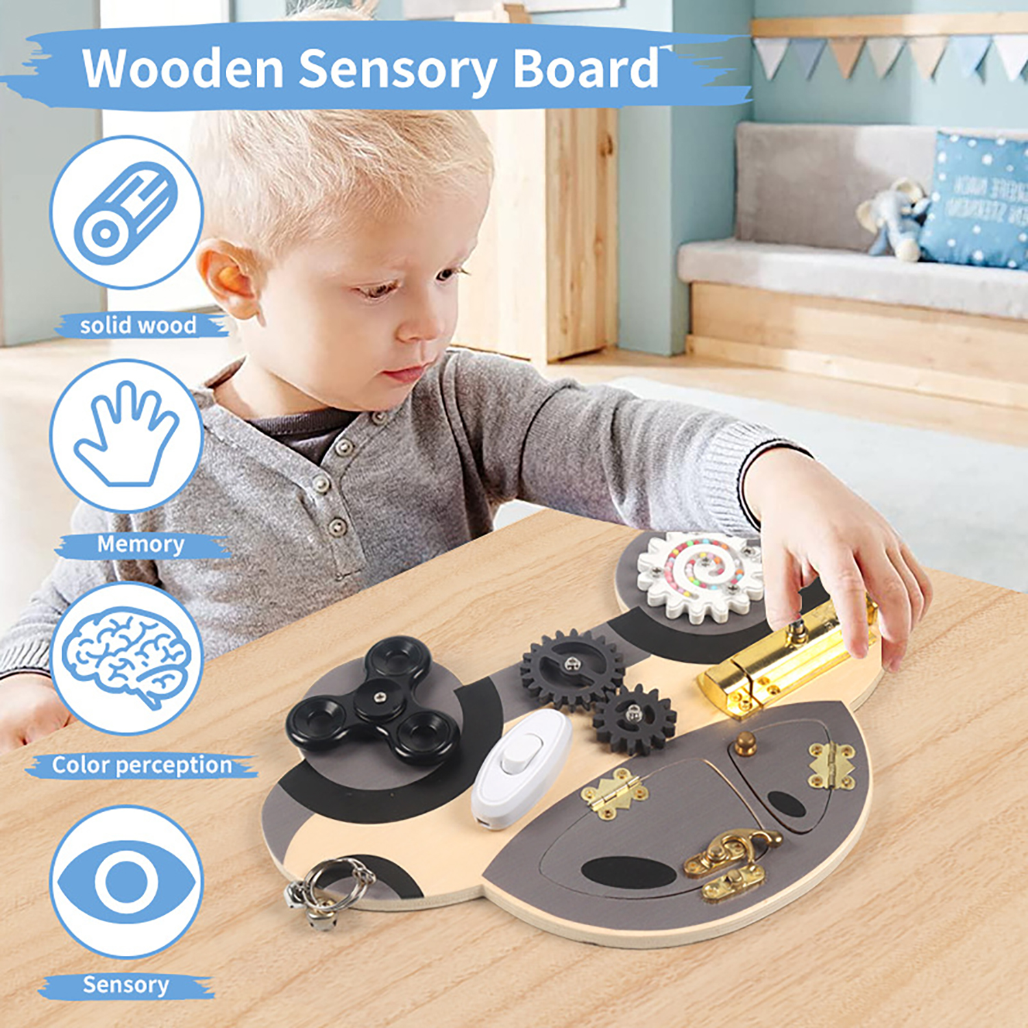 Montessori Toy Steering Wheel  - Travel Accessories For Toddlers ulasan dan harga